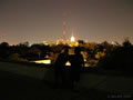 Allva and Mox check out the San Antonio night skyline